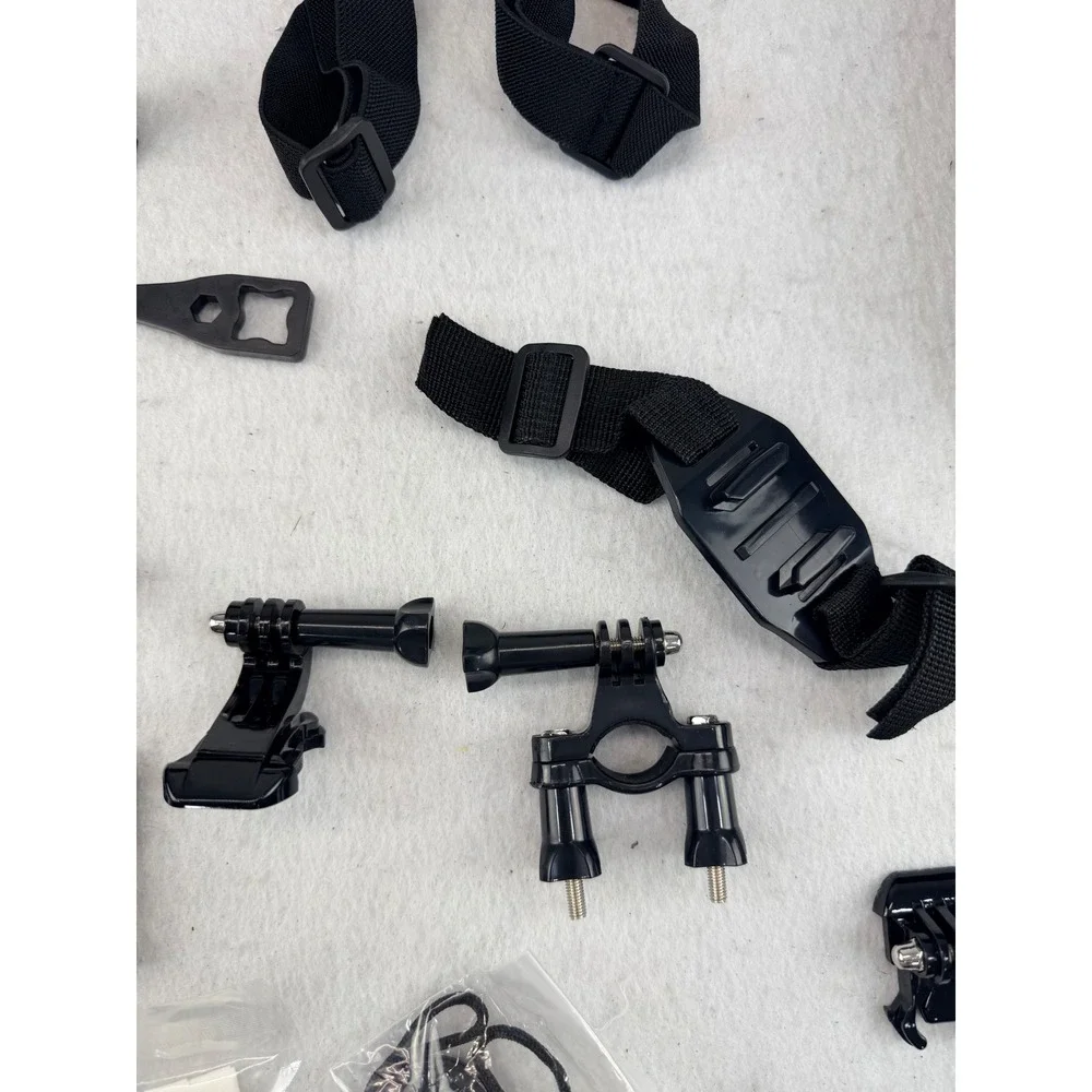 GoPro Compatible Action Camera Accessory Kit Mounts Harness Case Selfie Stick